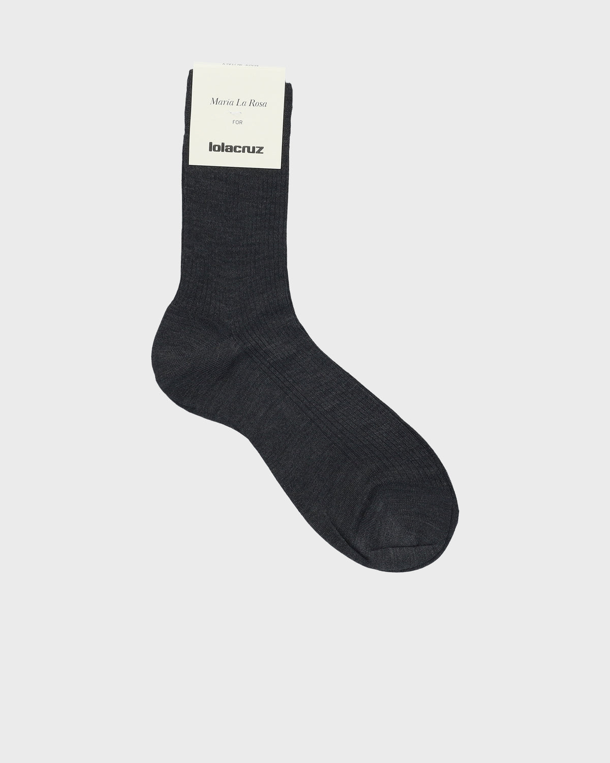SILK RIBBED SOCKS