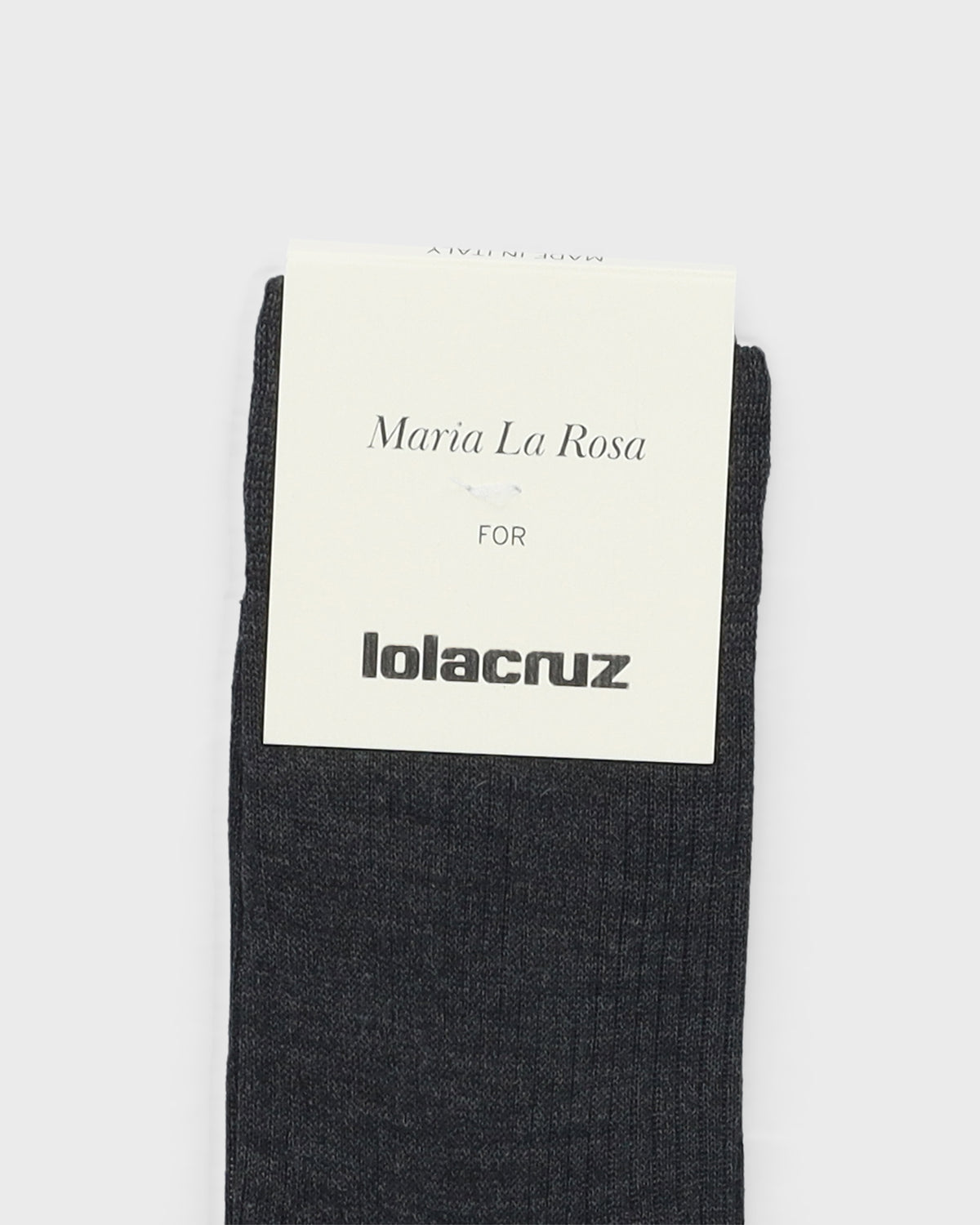 SILK RIBBED SOCKS