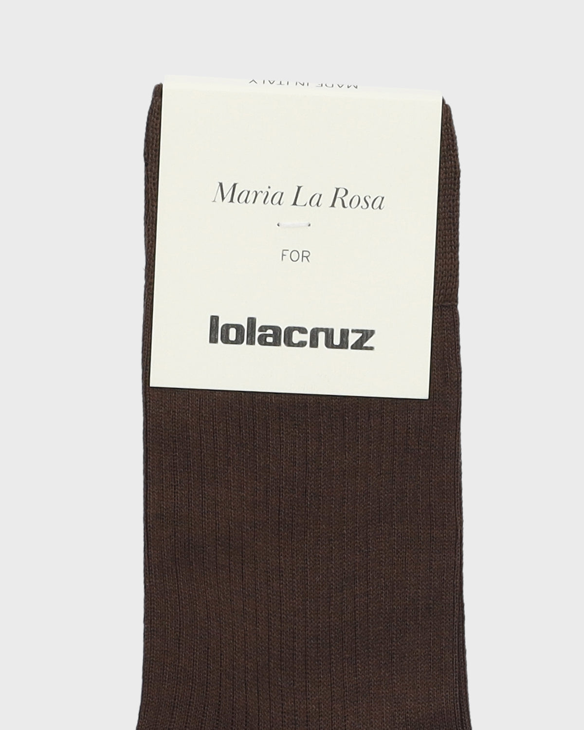 SILK RIBBED SOCKS