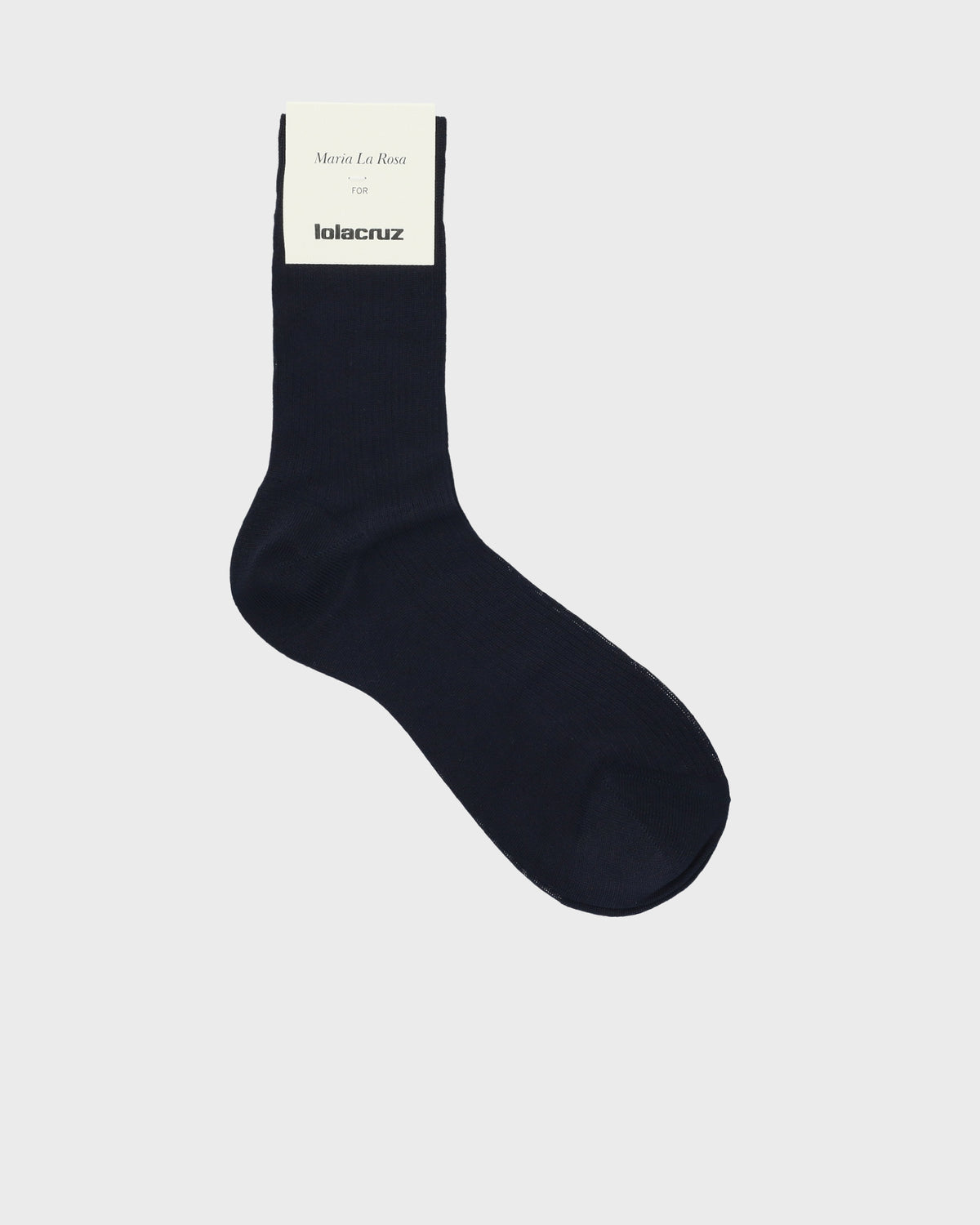 SILK RIBBED SOCKS