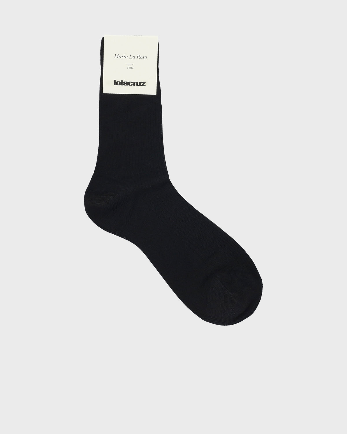 SILK RIBBED SOCKS