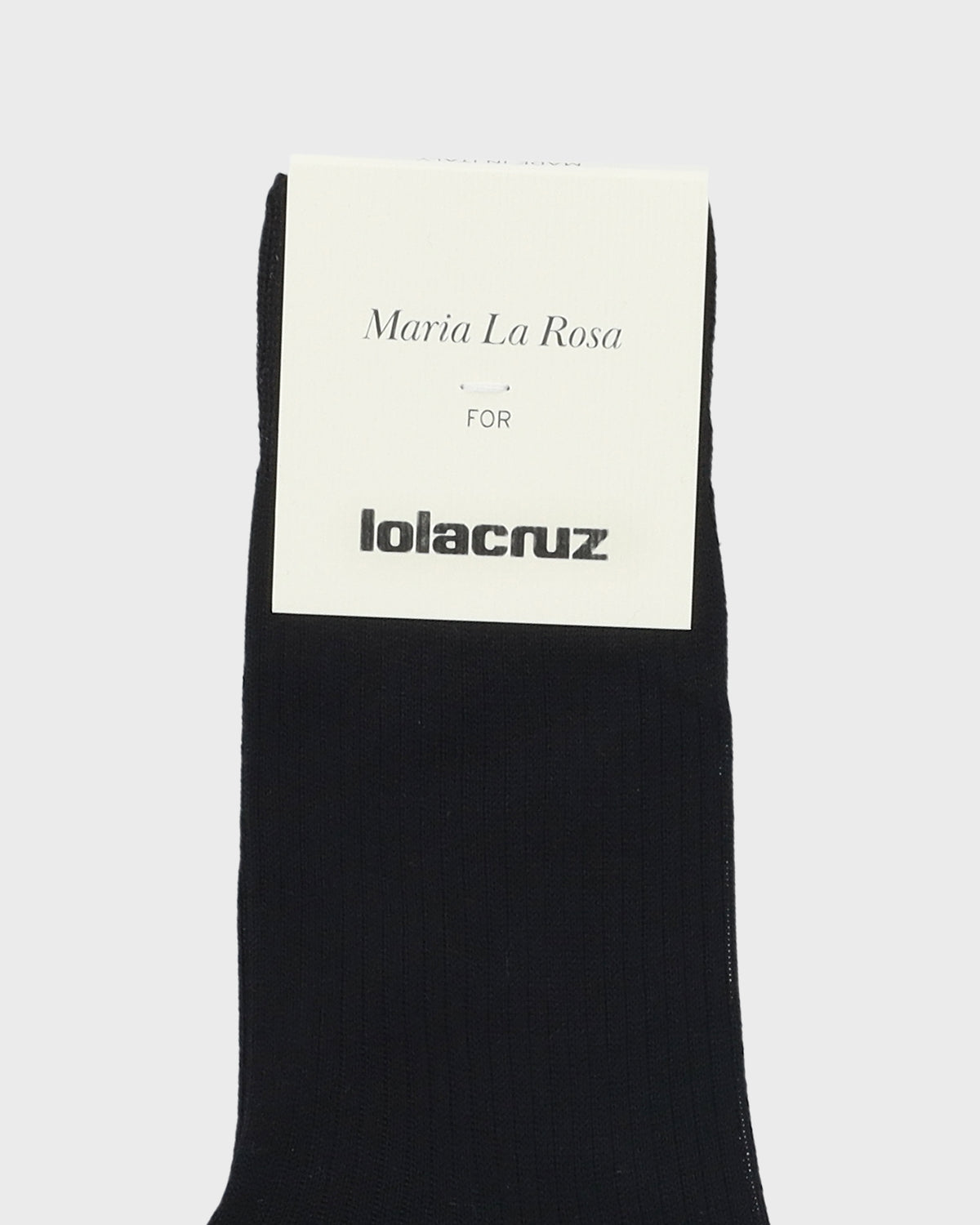 SILK RIBBED SOCKS