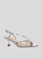 Sandalias Tacon LOLA CRUZ Mod.126Z17BK plata