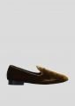 Loafers LOLA CRUZ Mod.266Z70BK ocre