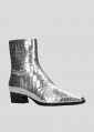 LOLA CRUZ Booties Mod. 142T57BK silver