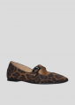 Bailarinas LOLA CRUZ Mod.083Z73BK leopardo