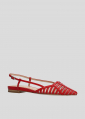 Bailarinas LOLA CRUZ Mod.064Z13BK rojo