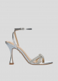 Sandalias Tacon LOLA CRUZ Mod.264Z17BK plata