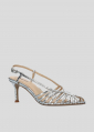 Sandalias Tacon LOLA CRUZ Mod.134Z51BK plata