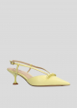 Zapatos Tacon LOLA CRUZ Mod.104Z13BK amarillo