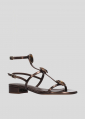 Sandalias Planas LOLA CRUZ Mod.208Z17BK marron