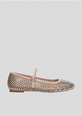 LOLA CRUZ Flat shoes Mod. 178Z30BK nude