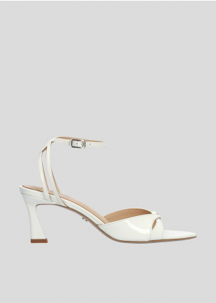 Sandalias Tacon LOLA CRUZ Mod.266Z20BK blanco