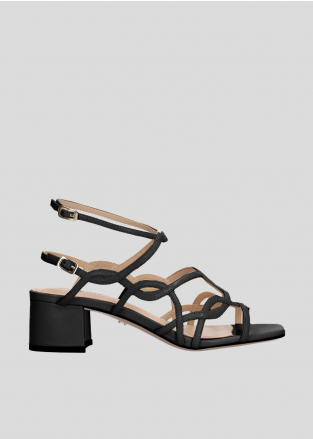 Sandalias Tacon LOLA CRUZ Mod.074Z13BK negro