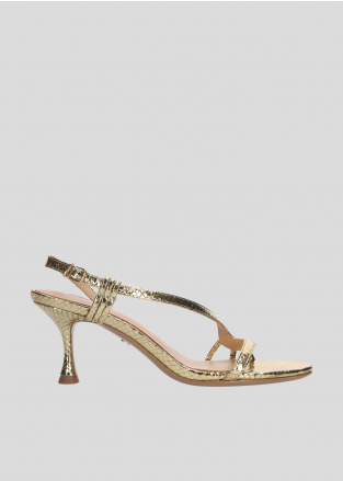 Sandalias Tacon LOLA CRUZ Mod.233Z51BK oro