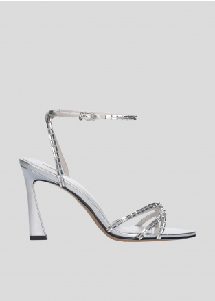 Sandalias Tacon LOLA CRUZ Mod.278Z19BK plata