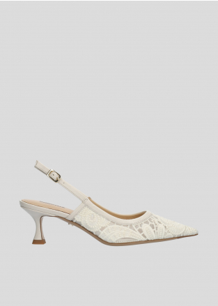 LOLA CRUZ Heleed shoes Mod. 203Z77BK white