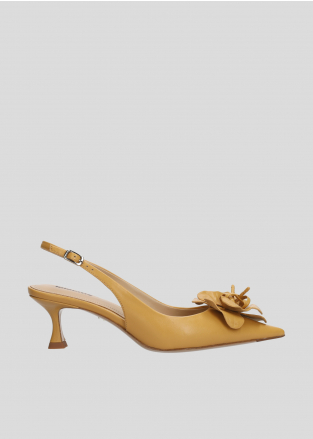 LOLA CRUZ Heleed shoes Mod. 031Z13BK camel