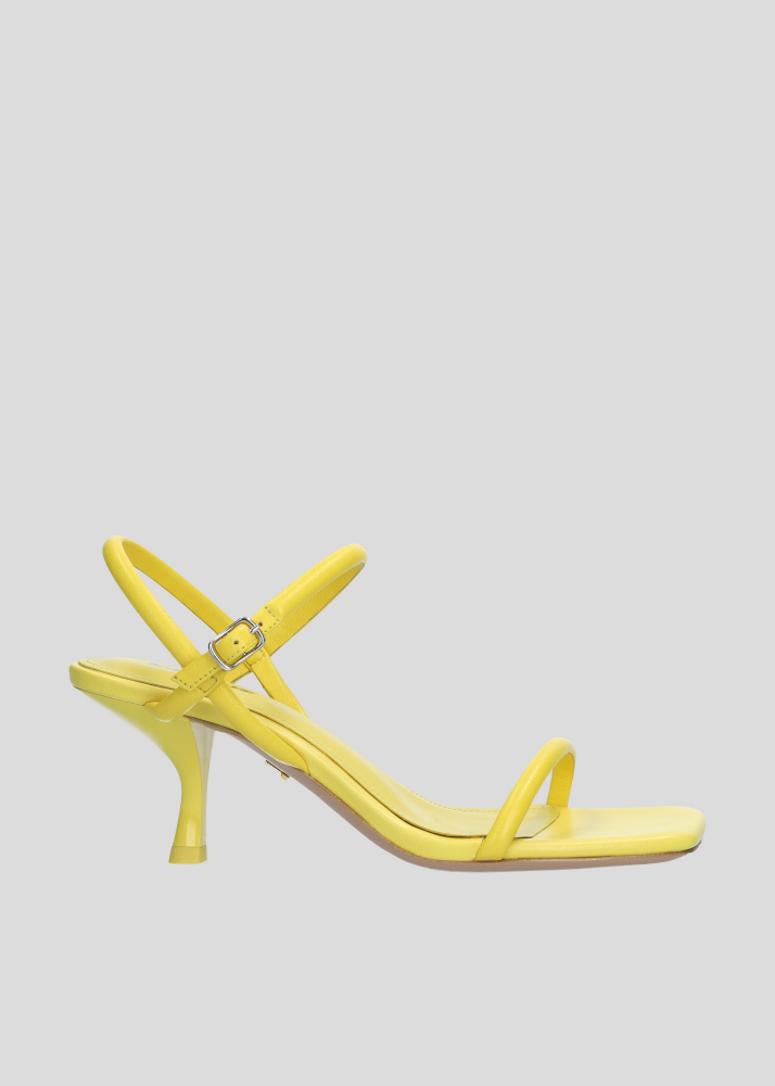 Sandalias Tacon LOLA CRUZ Mod.050Z13BK amarillo