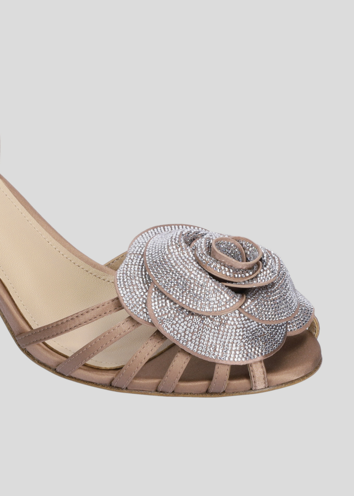 Sandalias Tacon LOLA CRUZ Mod.056Z75BK nude