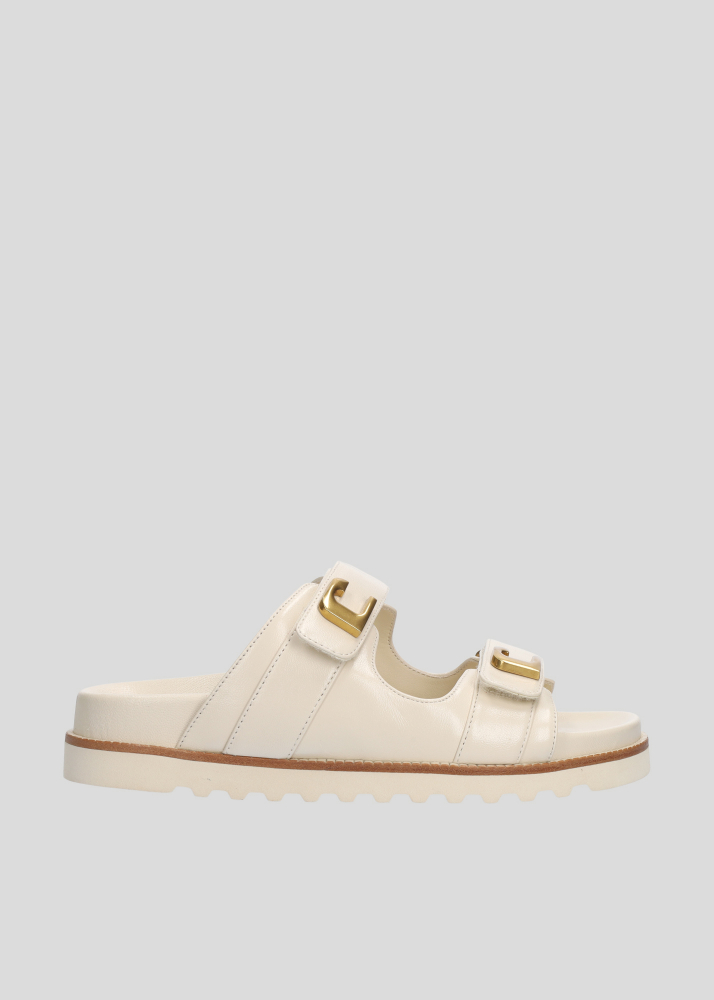 Sandalias Planas LOLA CRUZ Mod.315Z13BK off white