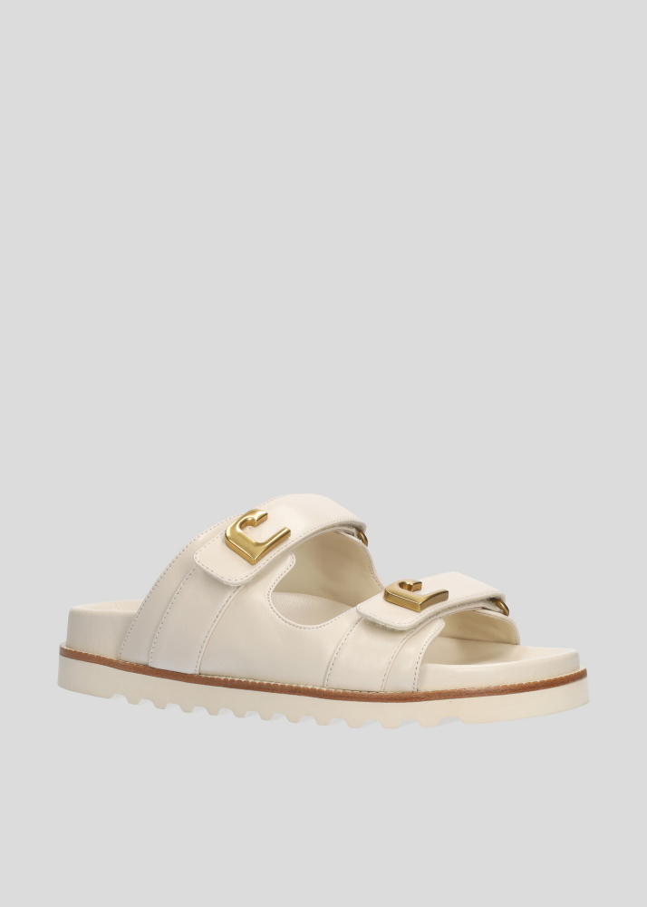 Sandalias Planas LOLA CRUZ Mod.315Z13BK off white