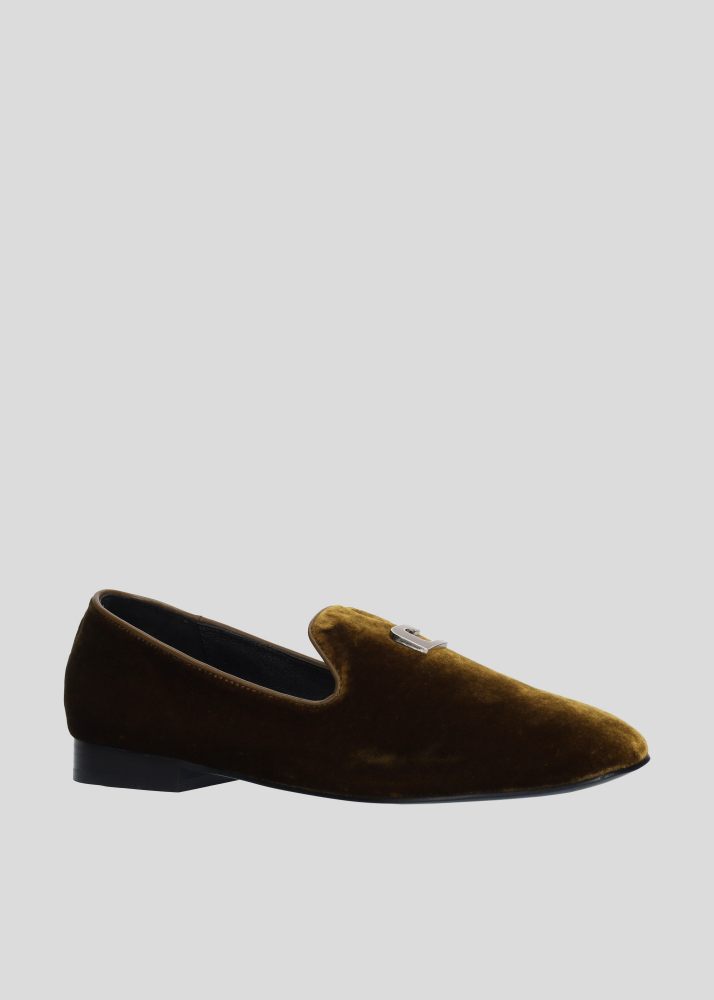 Loafers LOLA CRUZ Mod.266Z70BK ocre