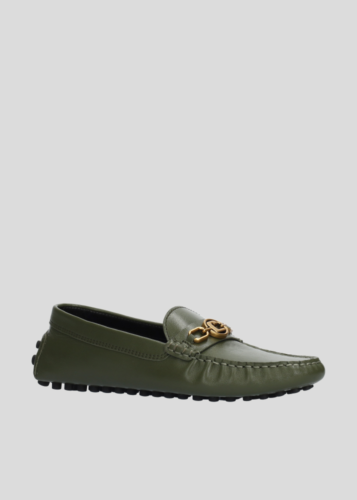 Loafers LOLA CRUZ Mod.103Z10FS verde oliva