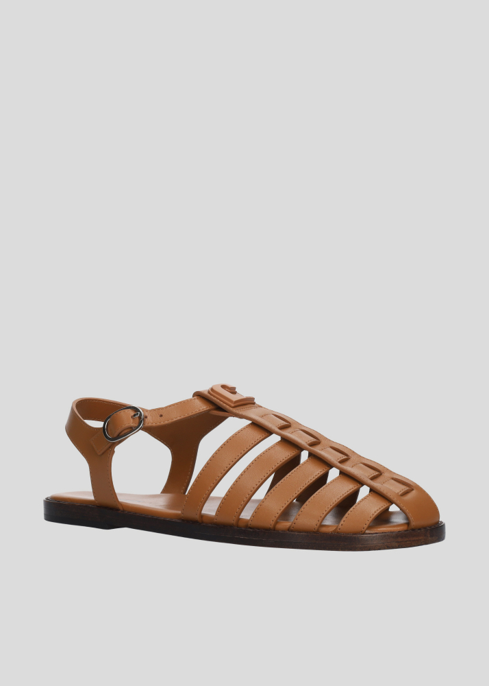 Sandalias Planas LOLA CRUZ Mod.169Z10BK cuero