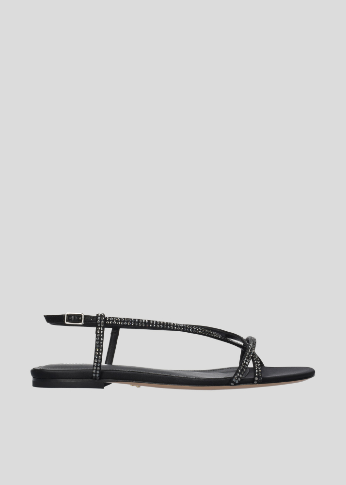 Sandalias Planas LOLA CRUZ Mod.012Z75BK negro