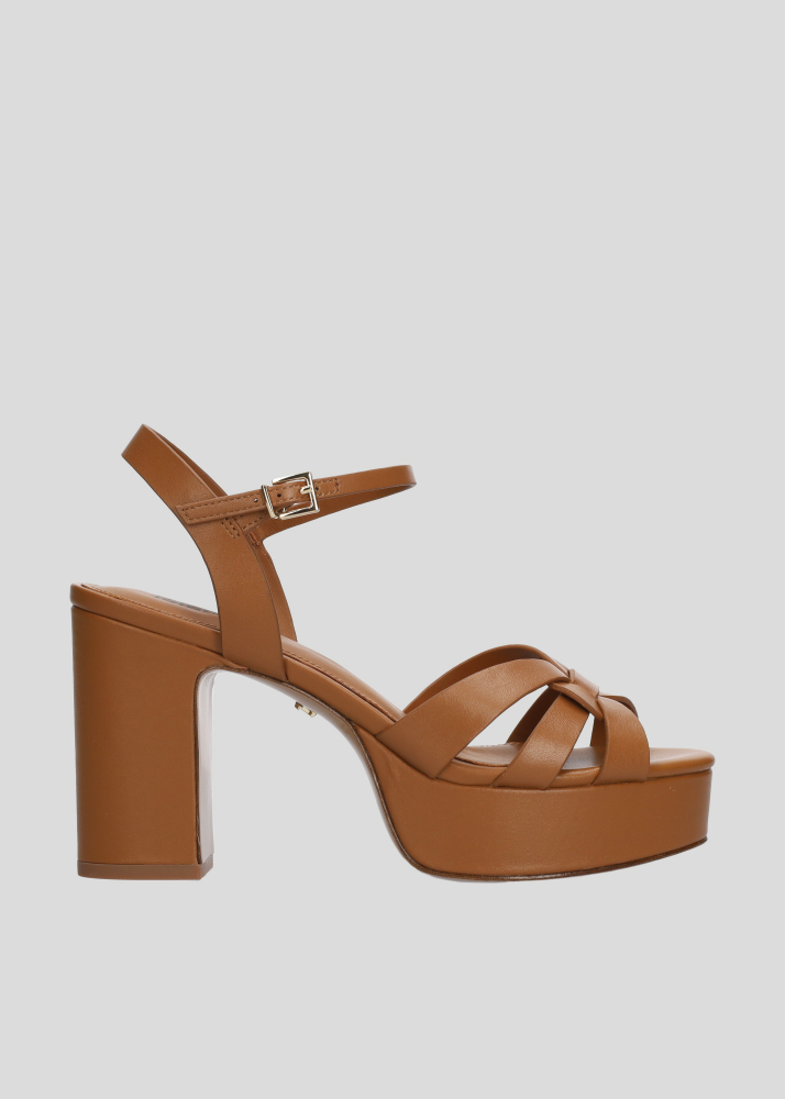 Sandalias de Plataforma LOLA CRUZ Mod.414P10BK cuero